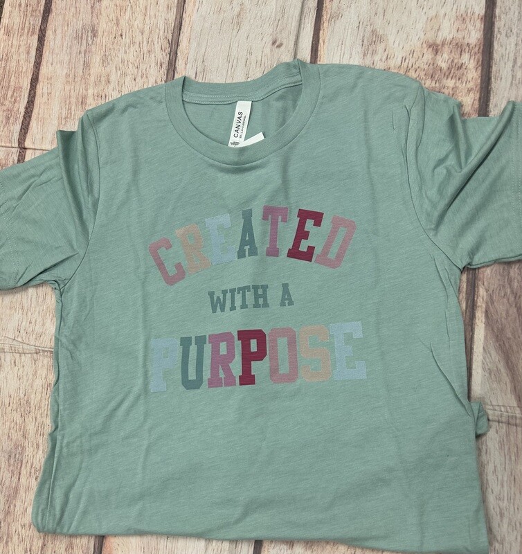 Created With A Purpose Bella + Canvas Unisex Tee