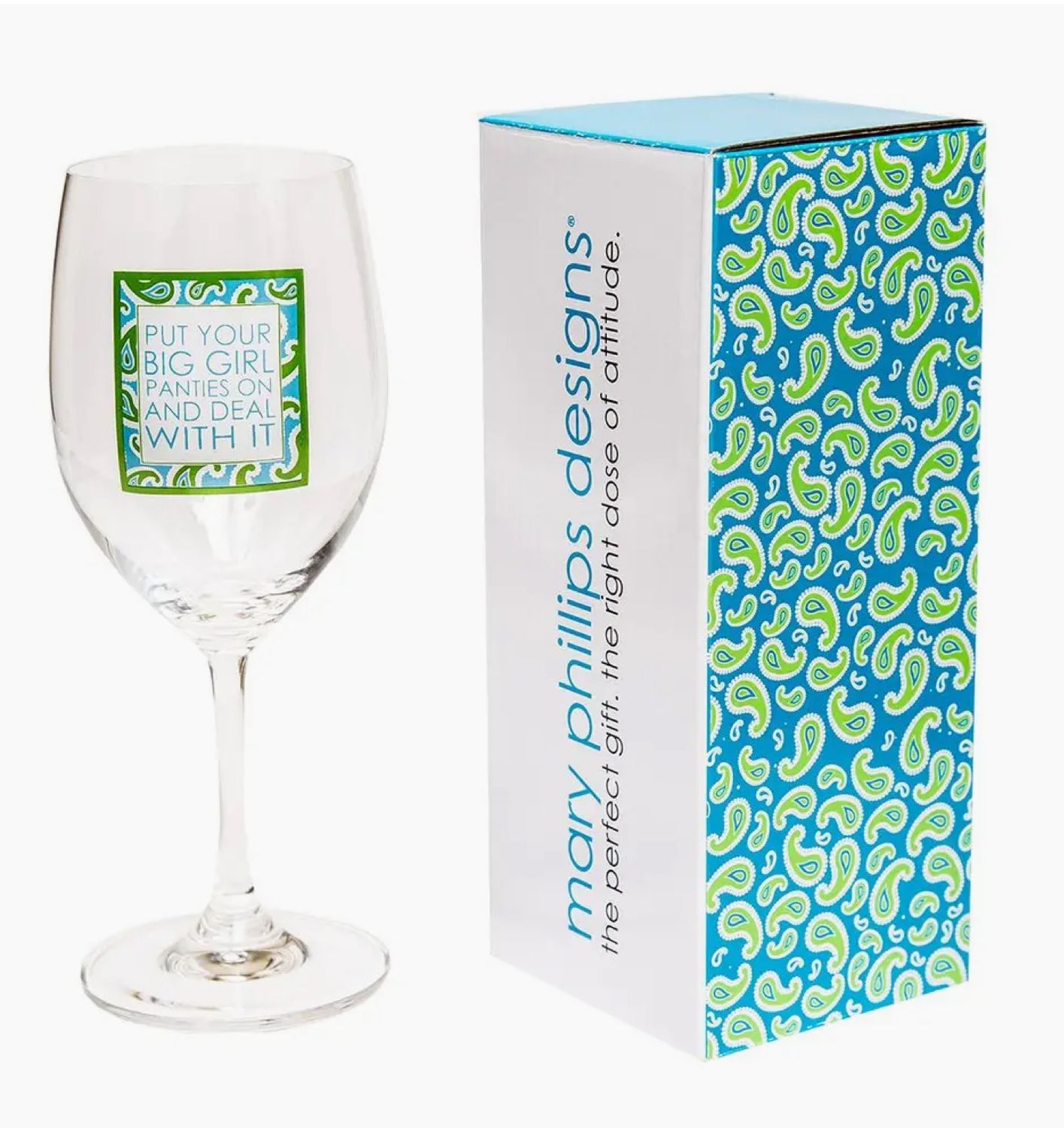 Mary Phillips Saying Wine Glasses