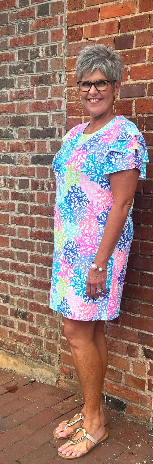 Lula-B Cha Cha Sleeve Dress UPF 50
