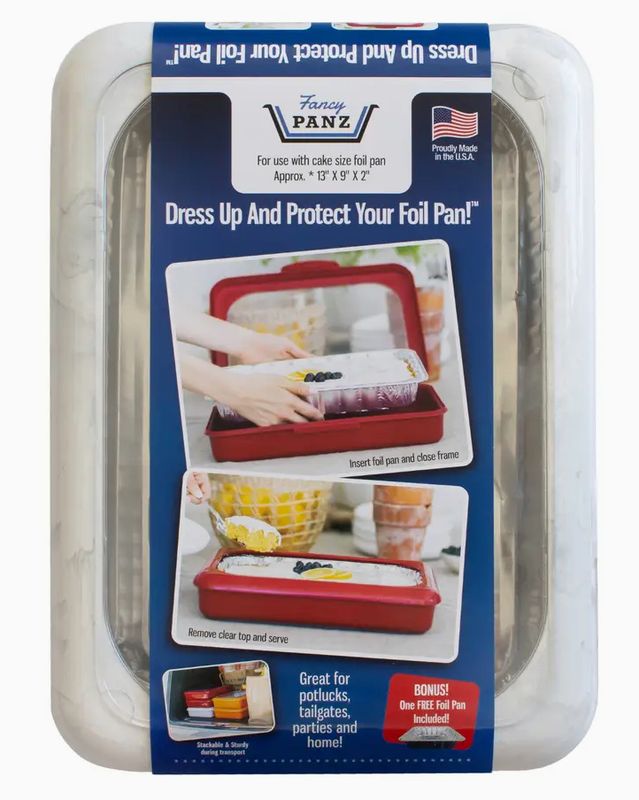 Fancy Panz Cake Set - 9x13 Pan Frame w/Lid &amp; Spoon