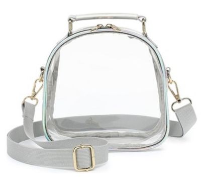 STADIUM APPROVED CLEAR CROSSBODY JELLY BAG