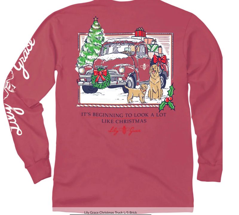 Lily Grace Christmas Truck L/S Brick