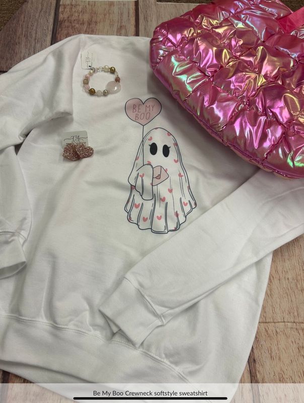 Be My Boo Crewneck Softstyle Sweatshirt