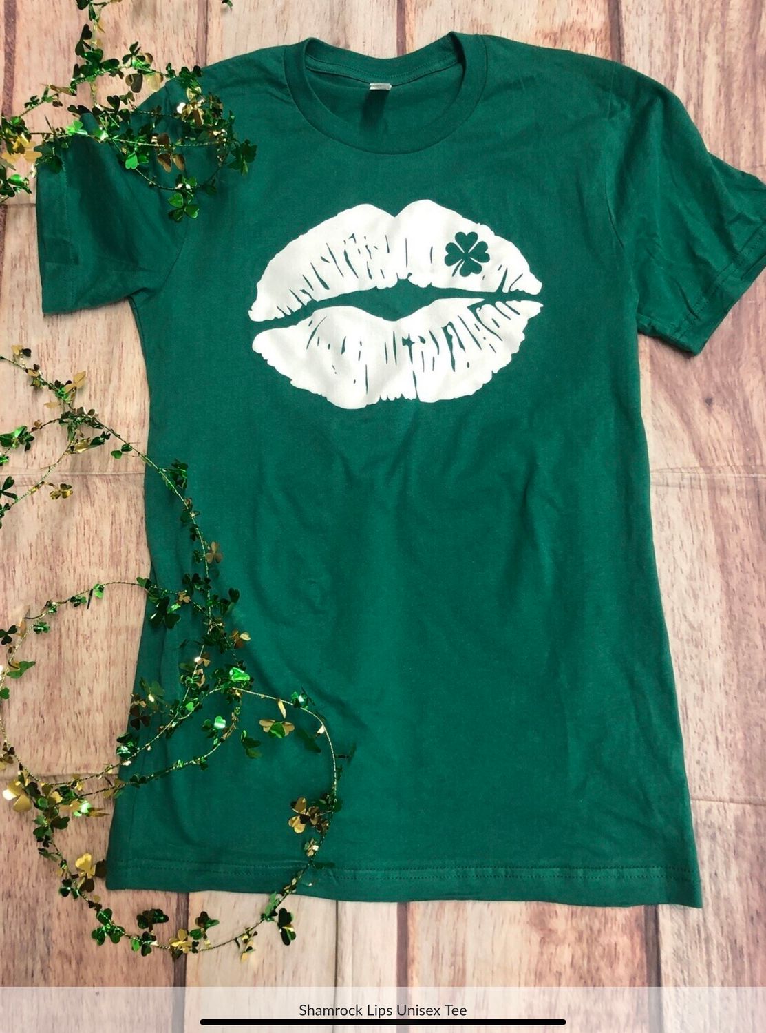 Shamrock Lips Unisex Tee