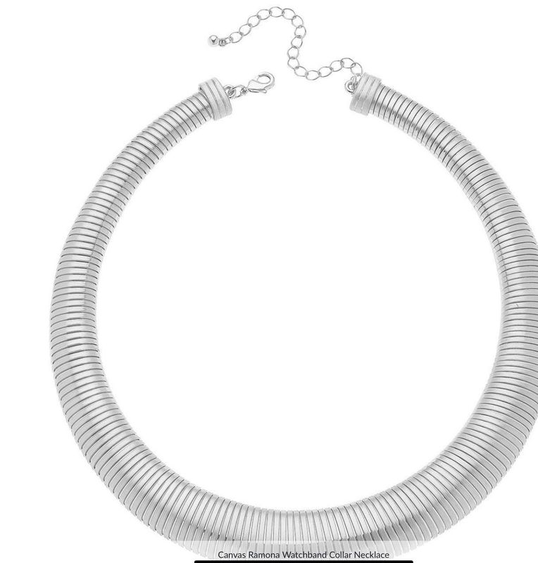 Canvas Ramona Watchband Collar Necklace