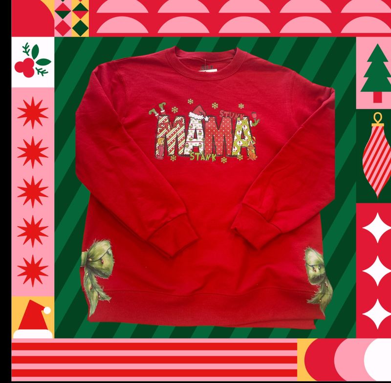 Grinch Mama Unisex Sweatshirt
