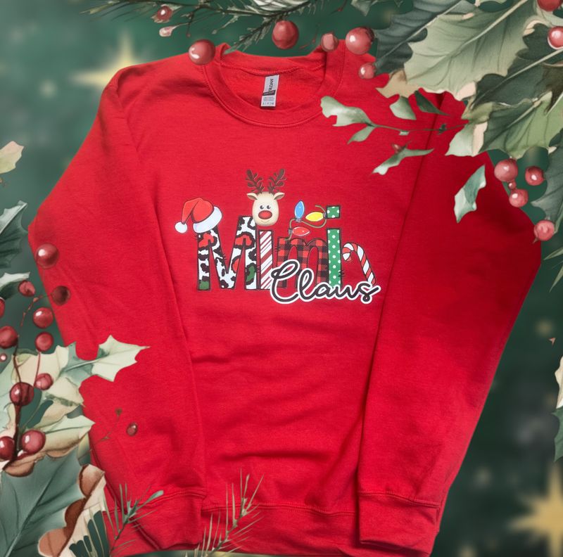 Mimi Claus Unisex Crewneck Sweatshirts