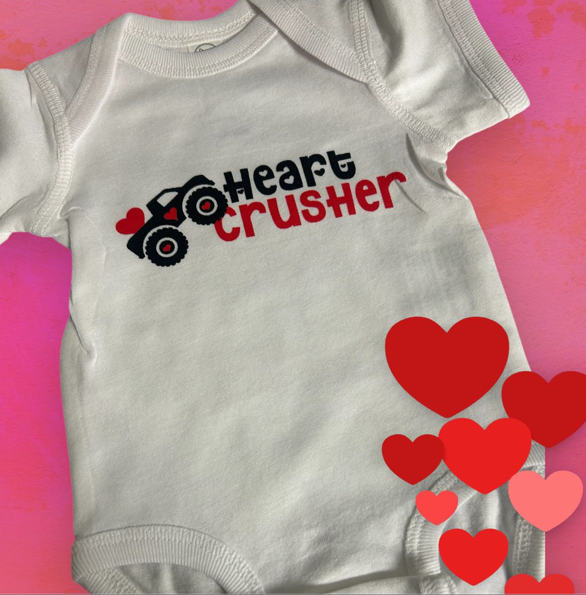 Heart Crusher Infant onesie