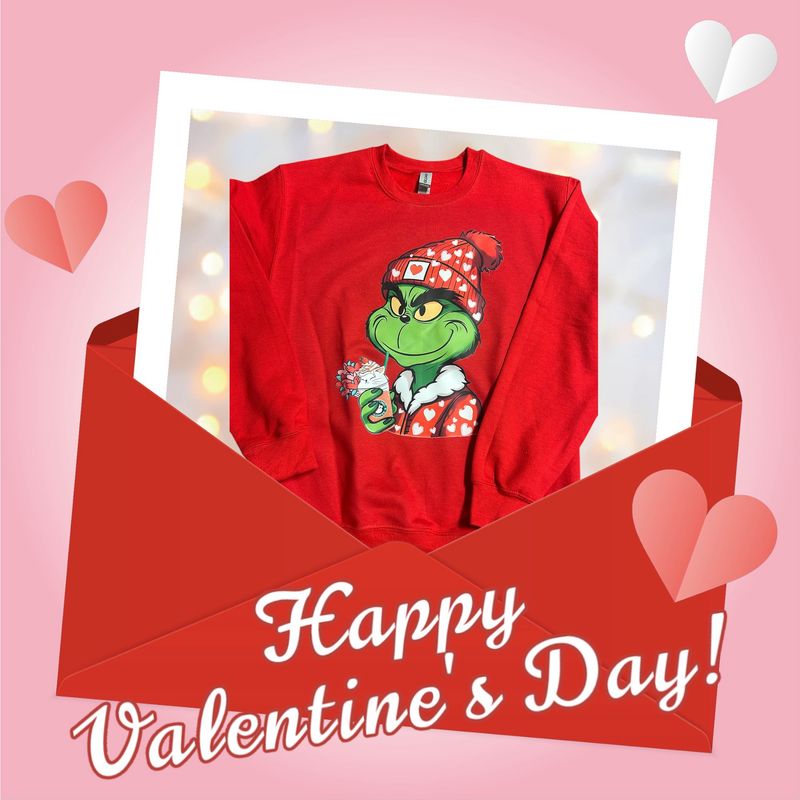 Valentine’s Grinch Unisex Sweatshirt