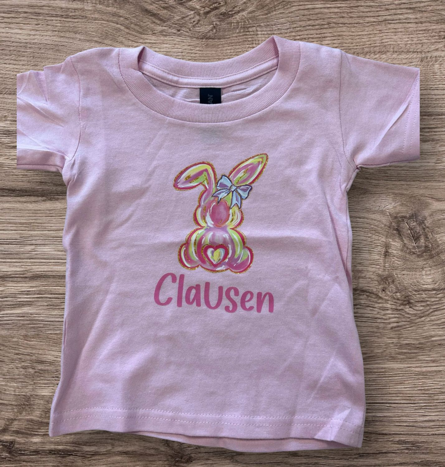 Easter Bunny Children’s Name Drop tees
