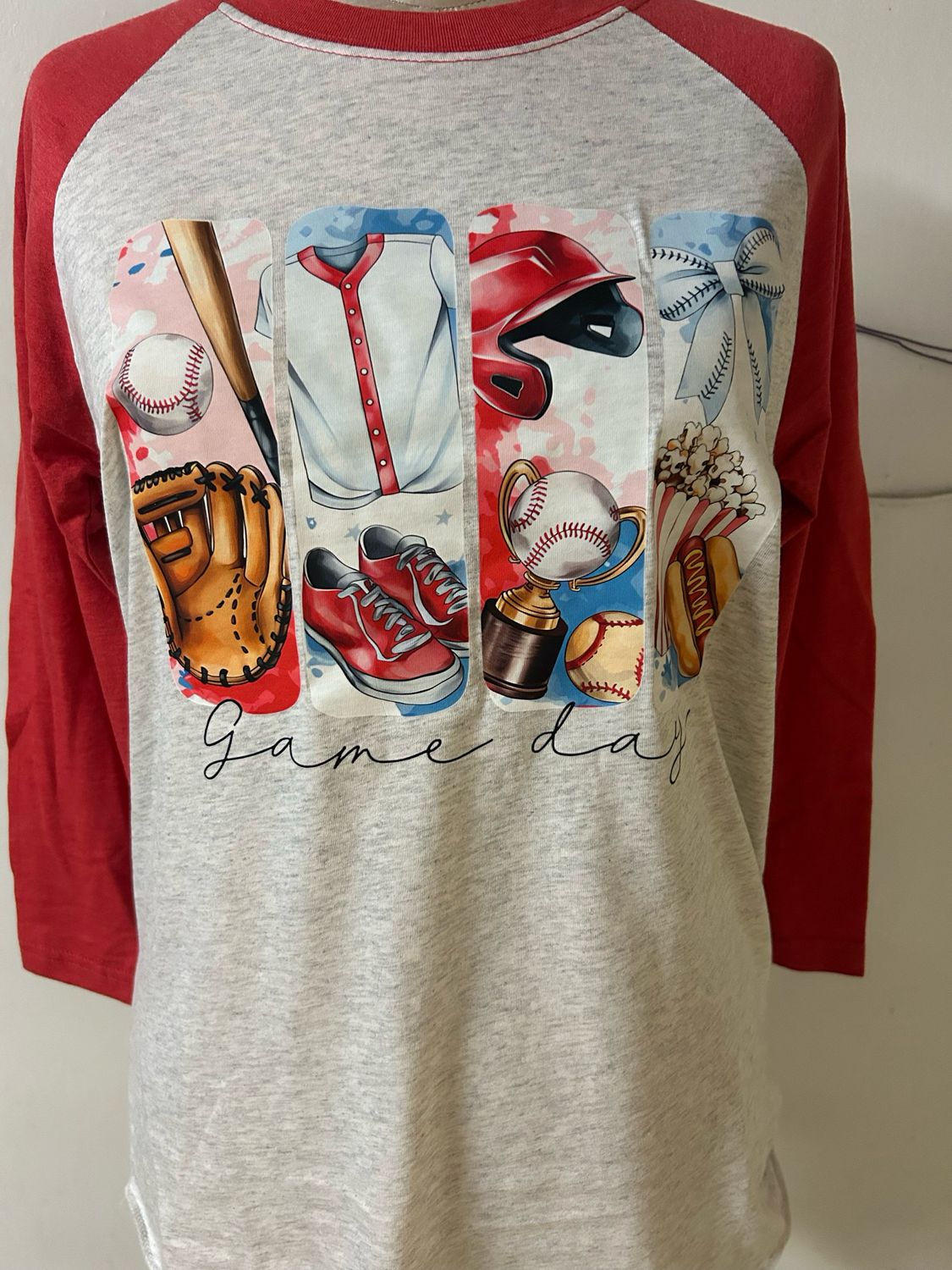 Game Day Next Level Unisex Raglan Tees