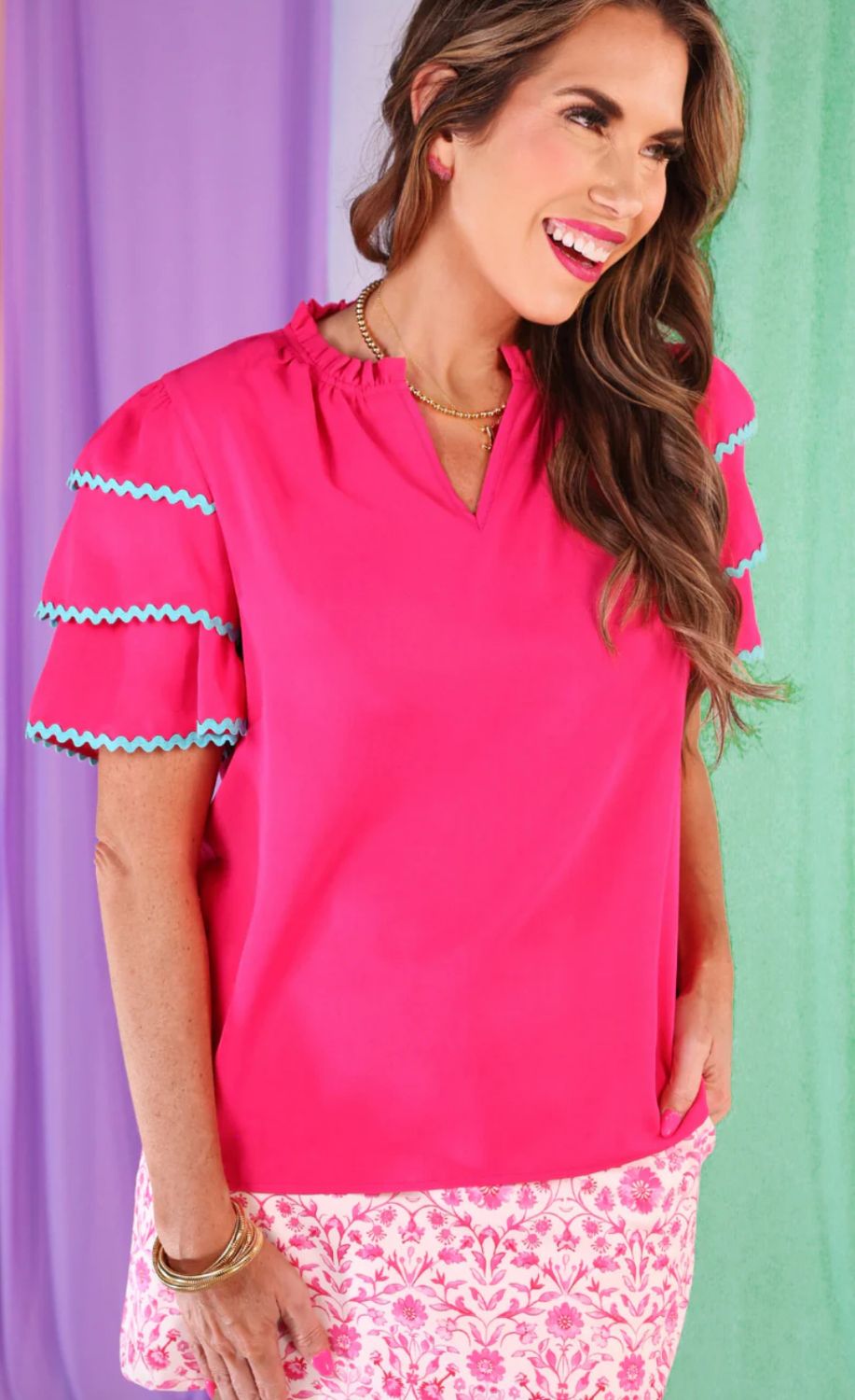 Carissa Ric Rac top