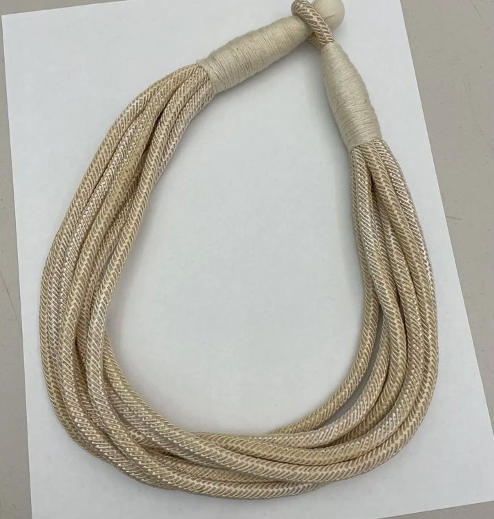 Slub 8 Strand Necklace