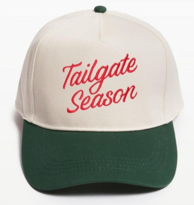Tailgate Season Embroidered Two Tone Baseball Cap