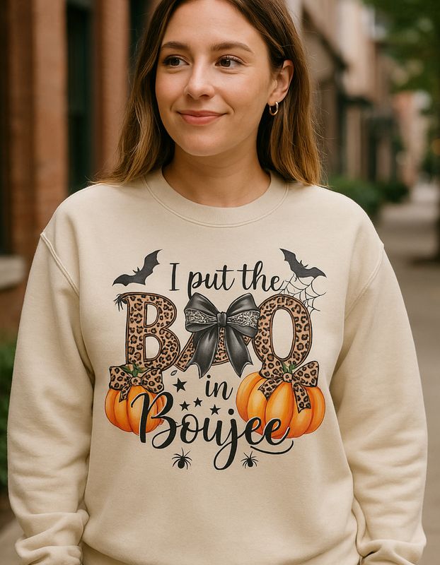 I Put the BOO in Boujee Crewneck Sweatshirt