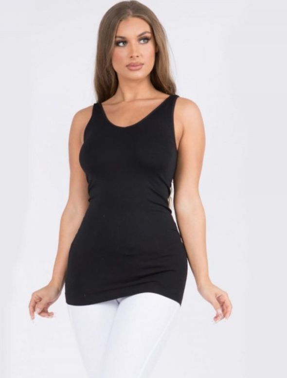 Women's Seamless Reversible V-Neck Tank Top