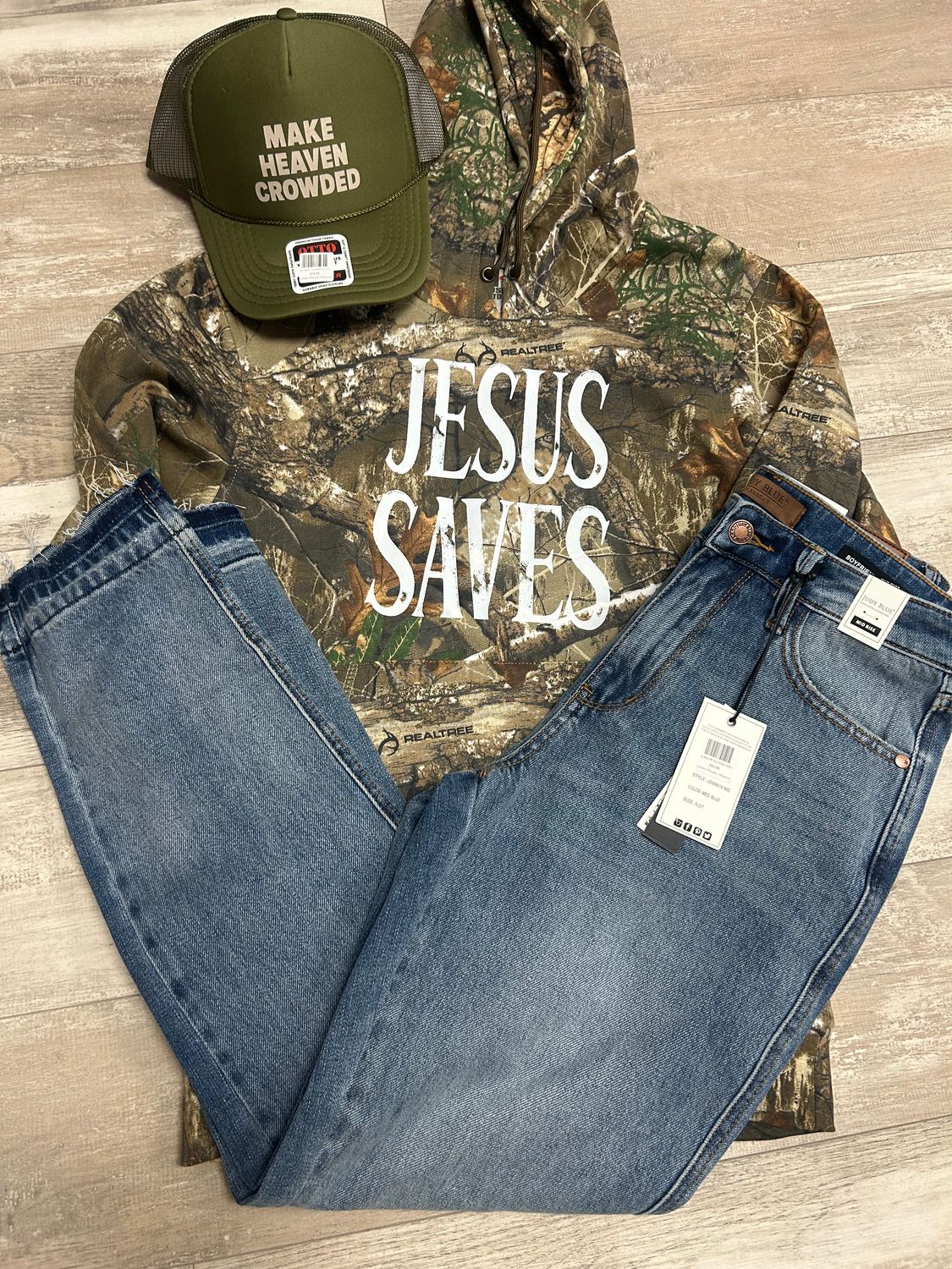 Jesus Saves Realtree Pullover hoodie