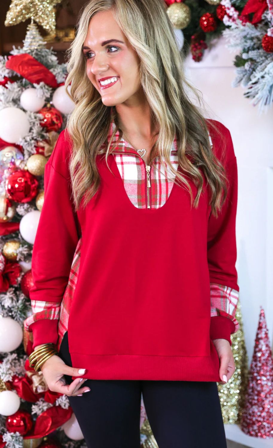 Juniper Plaid Pullover