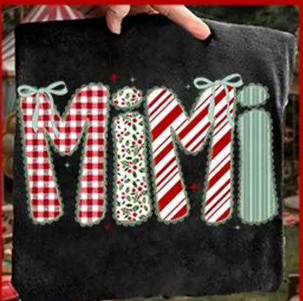 Preppy Christmas Mimi unisex sweatshirt