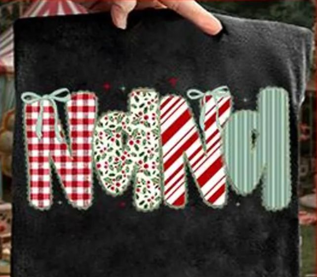 Preppy Christmas NANA unisex sweatshirt