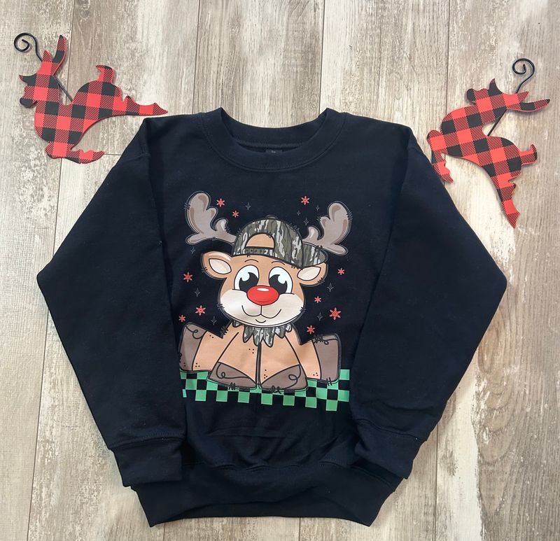 Cute Reindeer/boy unisex sweatshirt