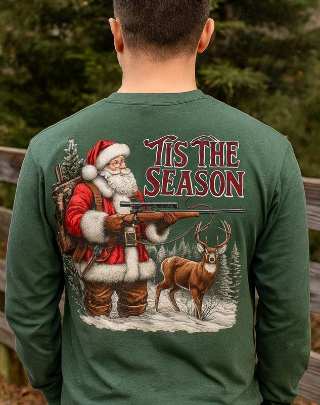 Deep Chatham Tis the Season long sleeve tee