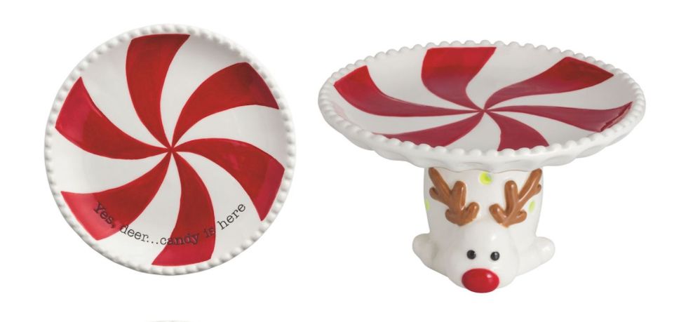 Christmas Light up Candy Tidbit Pedestals