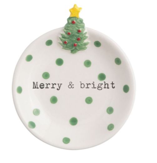 Mudpie Christmas Trinket Tray