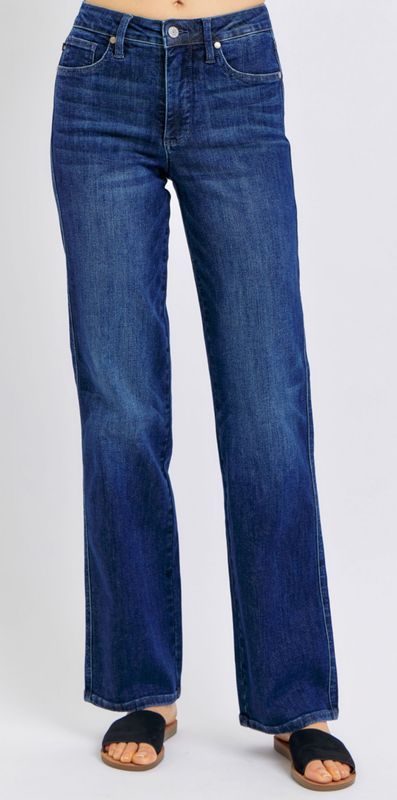 Judy Blue MR Petite Straight Tummy control Classic