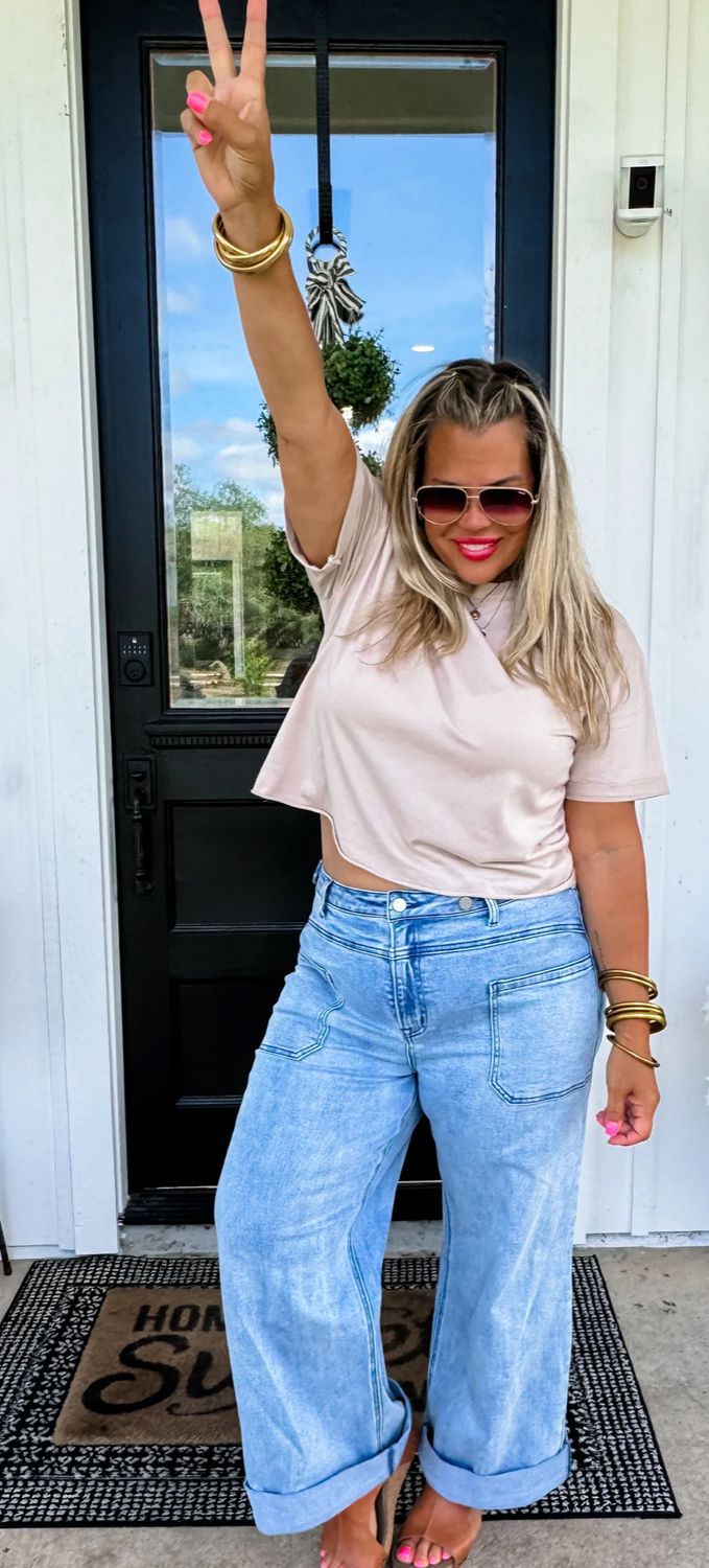 Clover Front Pocket Jeans