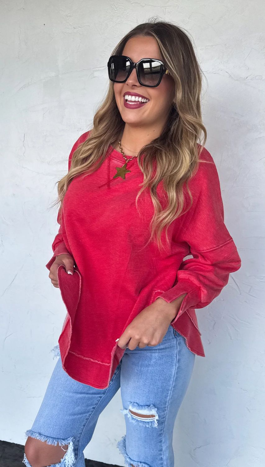 JOSS WASHED SWEATSHIRT