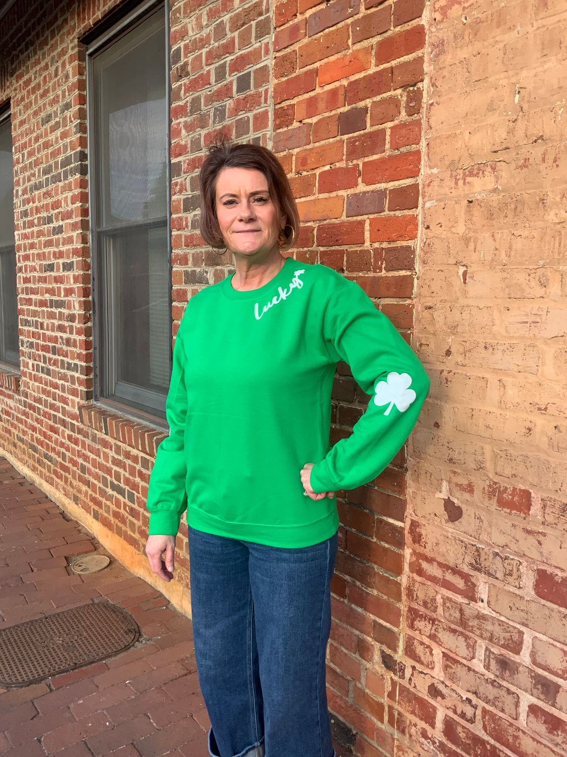 Lucky Crewneck unisex sweatshirt