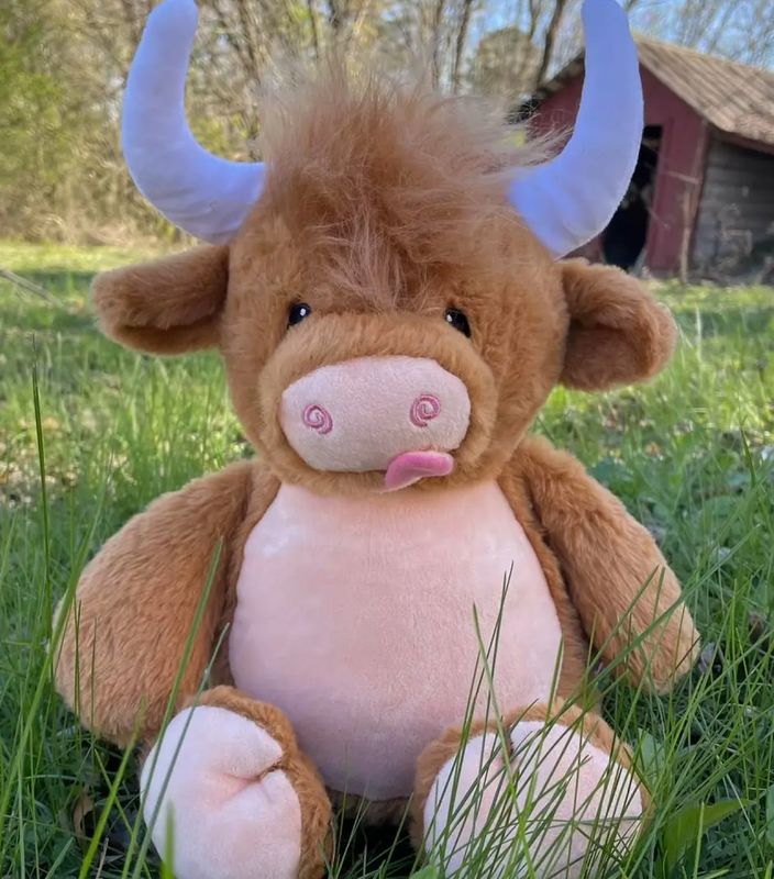 Highland Cow w/Removeable Stuffing Pod