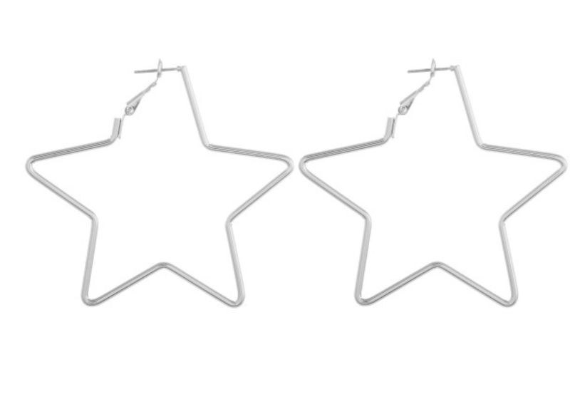 Star Shaped Hoops