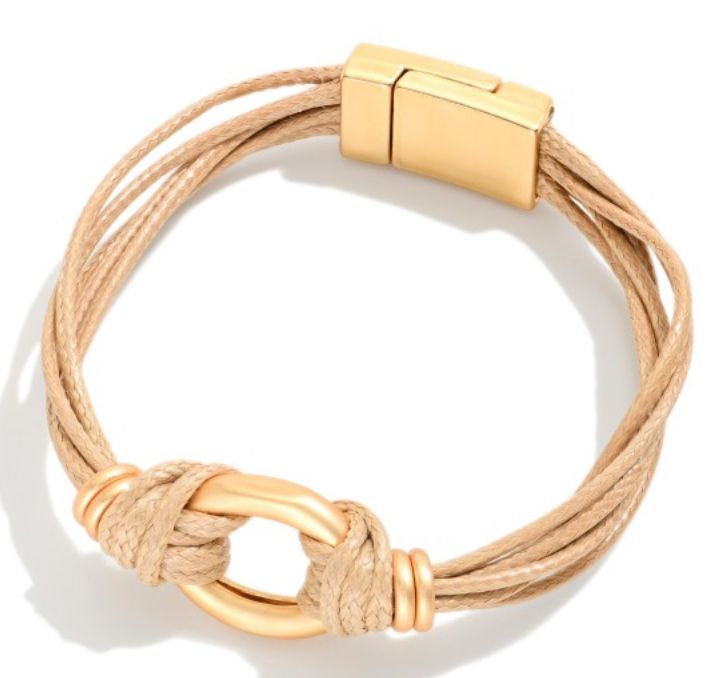 Layered Rope magnetic bracelet