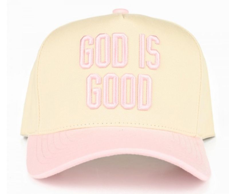 CC God is Good Canvas Embroidered Baseball cap
