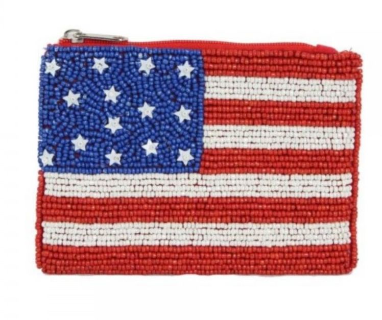 Seed Beaded Canvas Bag