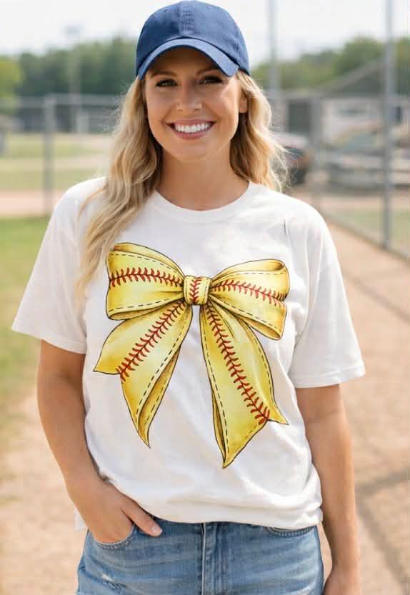 Coquette Softball unisex comfort color tee