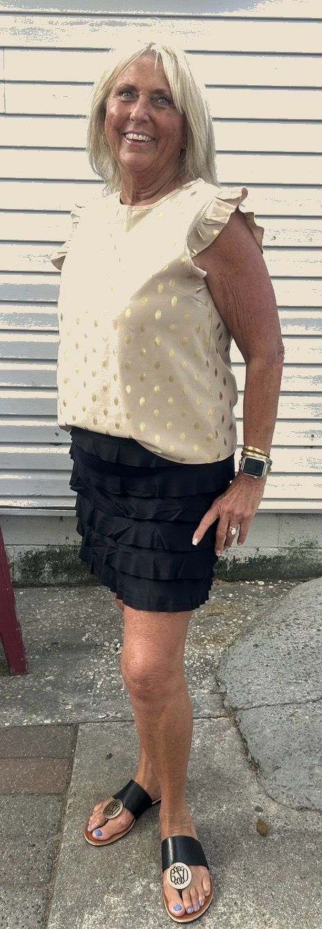 Lulu B Cha Cha Solid Skort