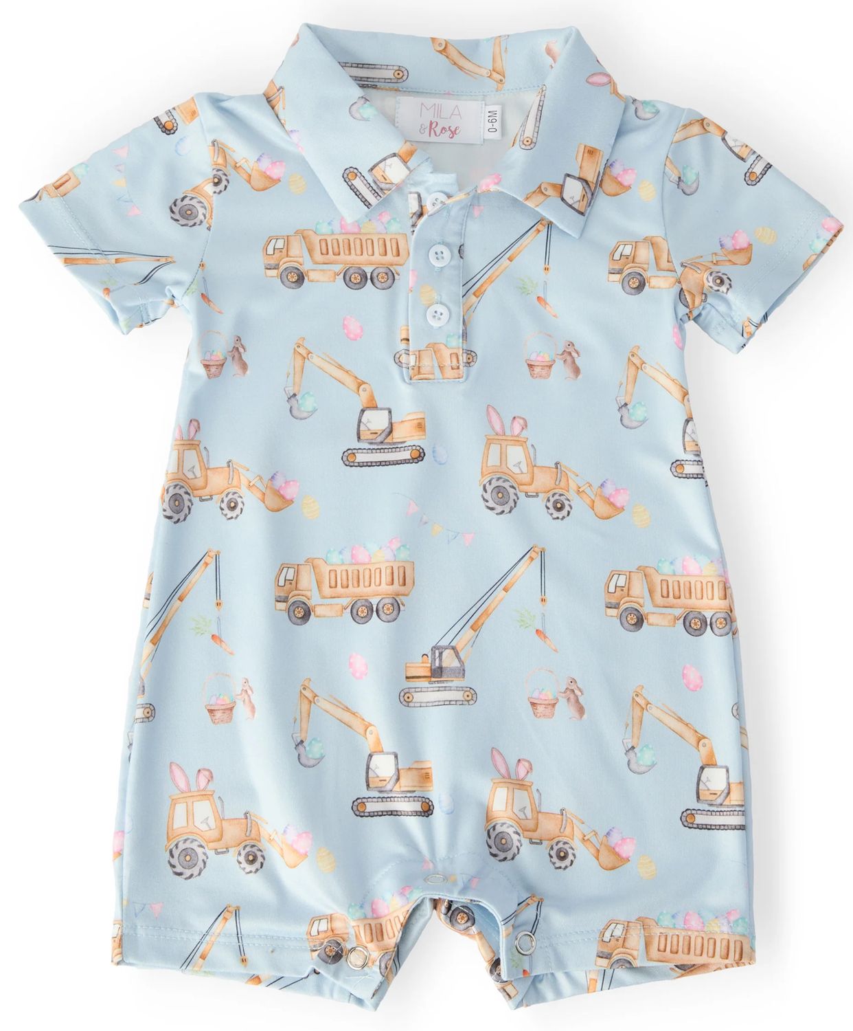 Mila &amp; Rose Bunny Builders Shorty one piece