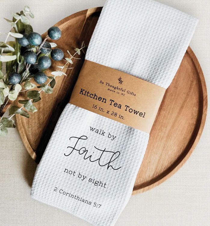 Scripture Dish Towel