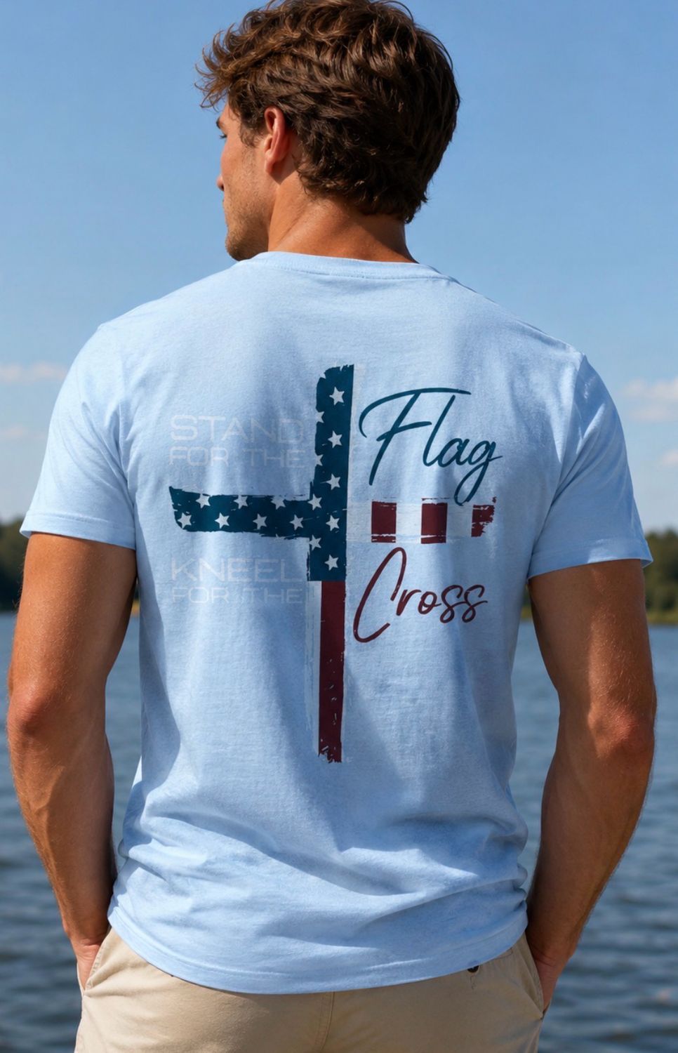 Stand for the flag short sleeve comfort color tees