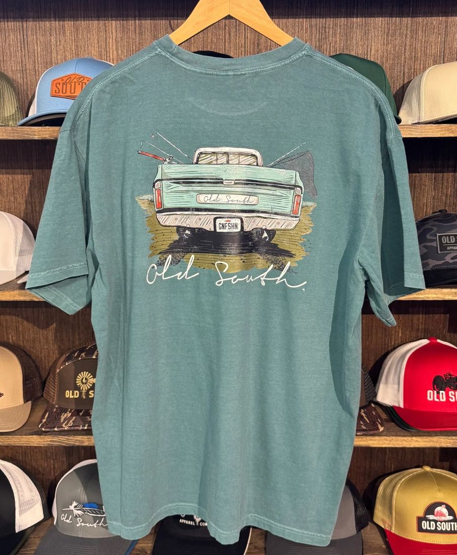 Old South Gone Fishing short sleeve tee