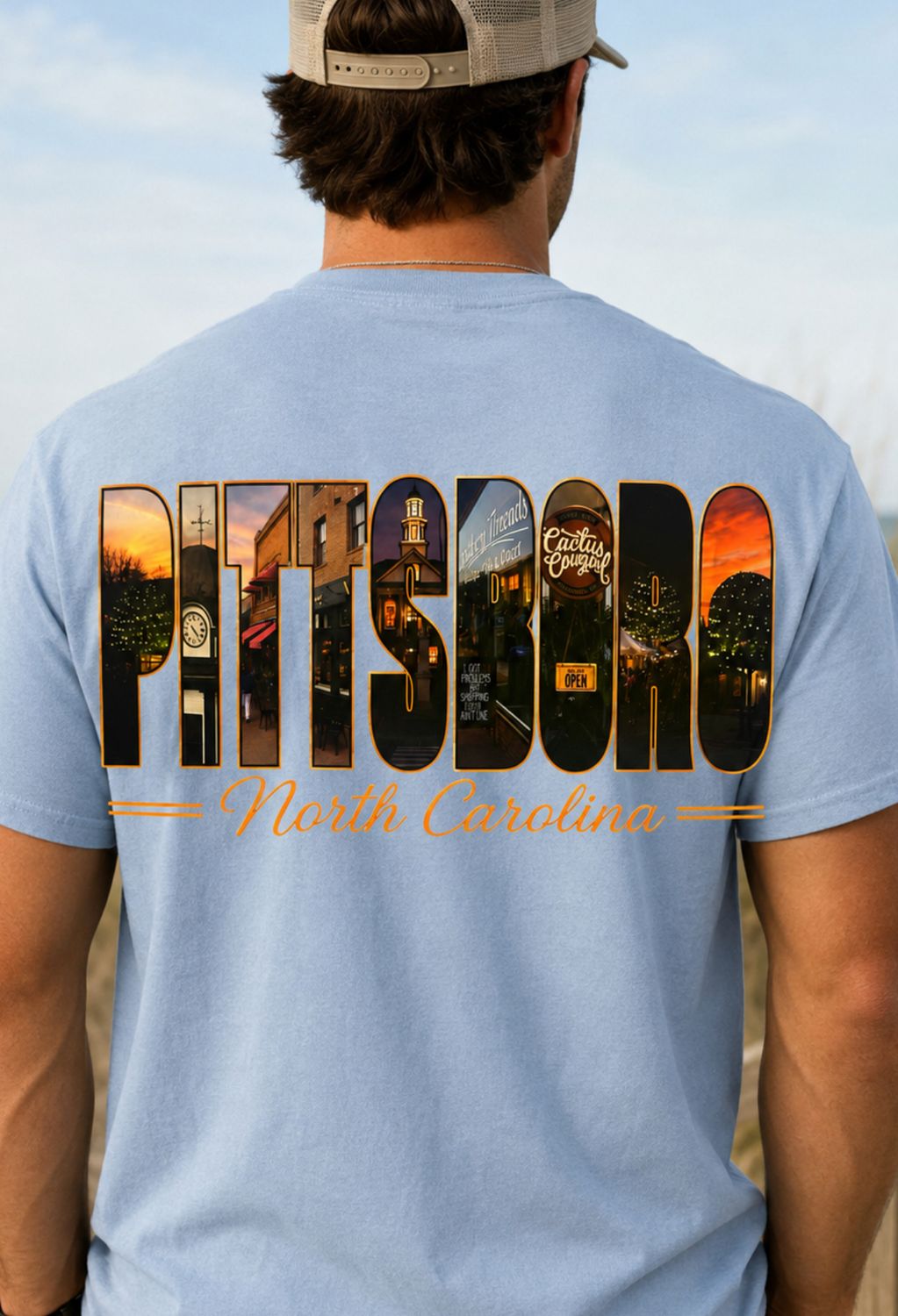 Pittsboro, NC est. 1787 comfort color tees