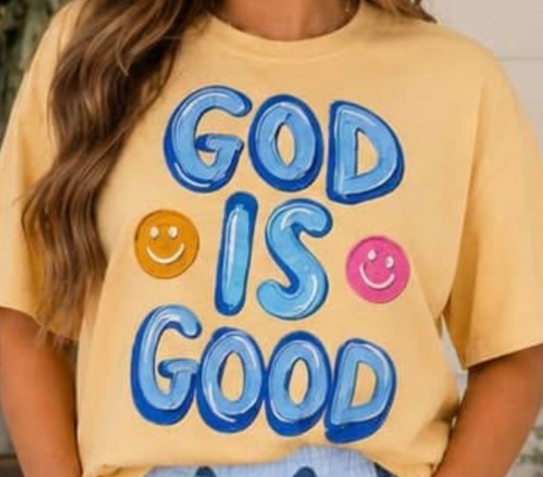 God Is Good comfort Color Unisex tee