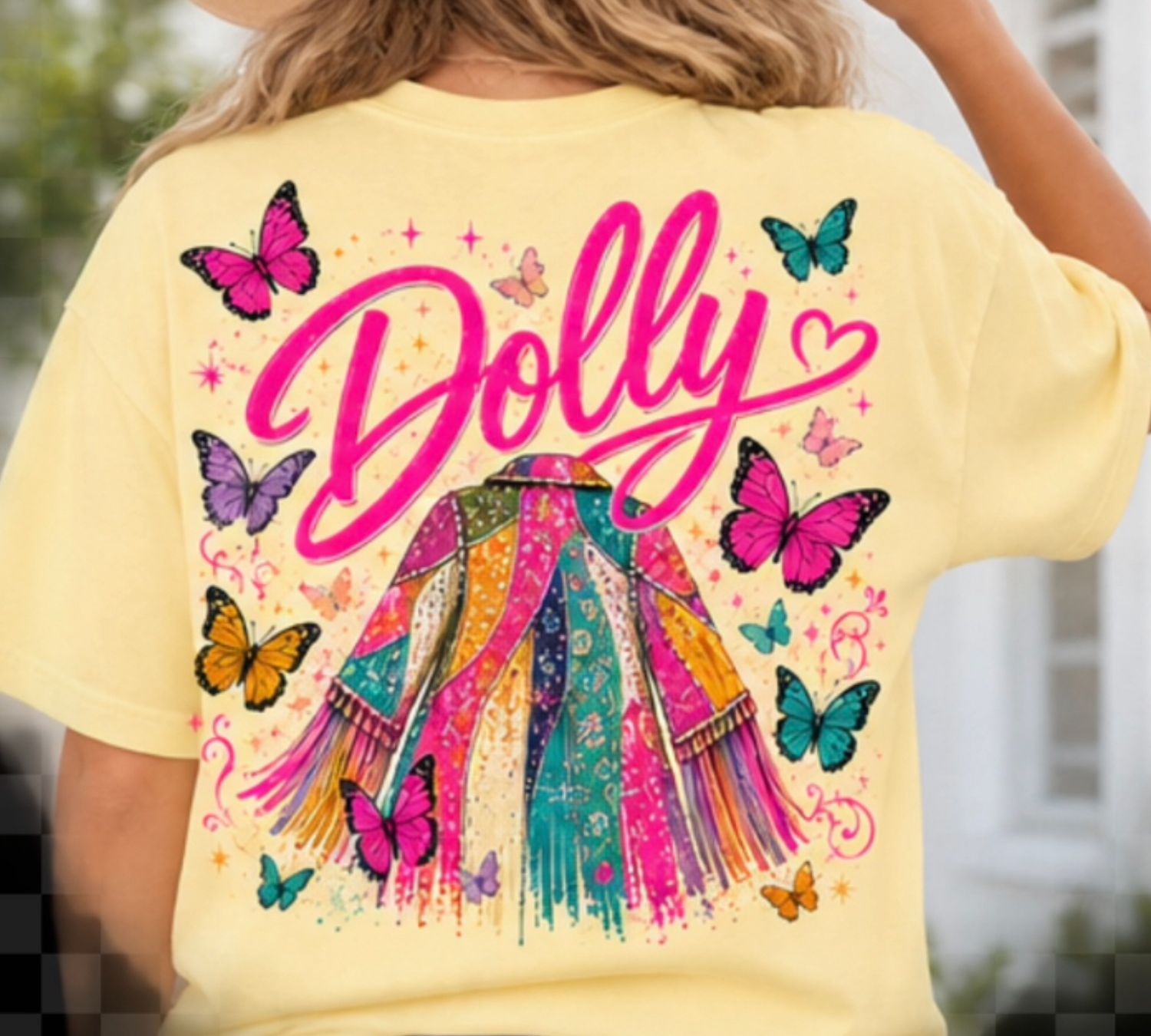 Sweet "Dolly" comfort color unisex tee