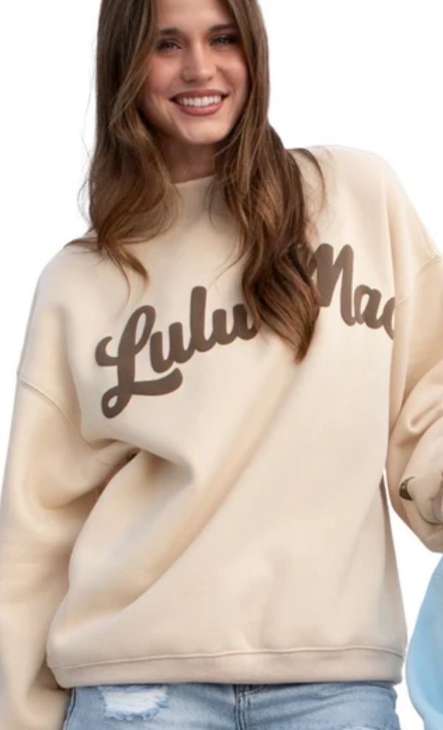 LULU MAC Script Sweatshirt