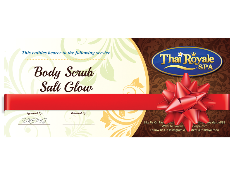 Body Scrub Salt Glow