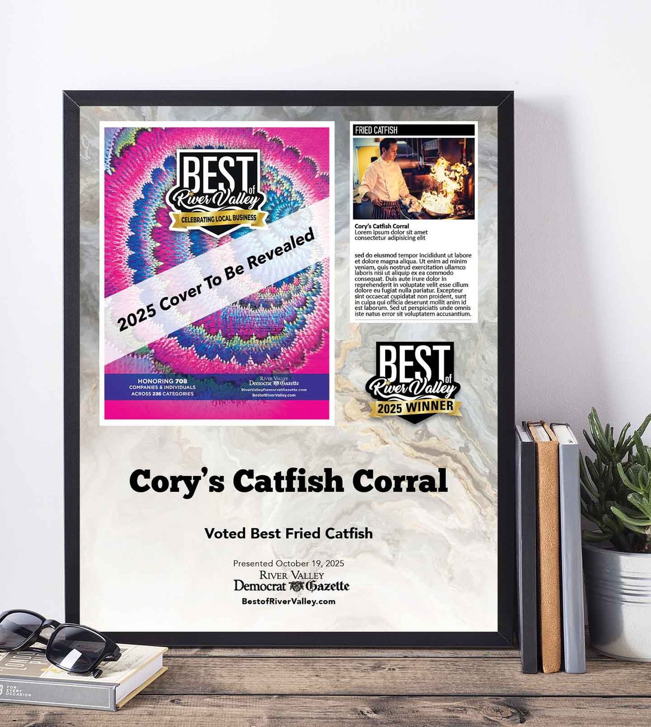 Winner&#39;s Cover Premium Plaque