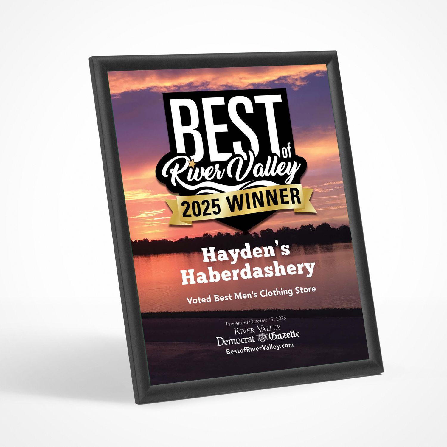 Winner&#39;s Modern Plaque